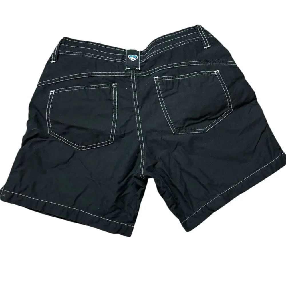 Kuhl Black Utility Shorts with White Stitching
